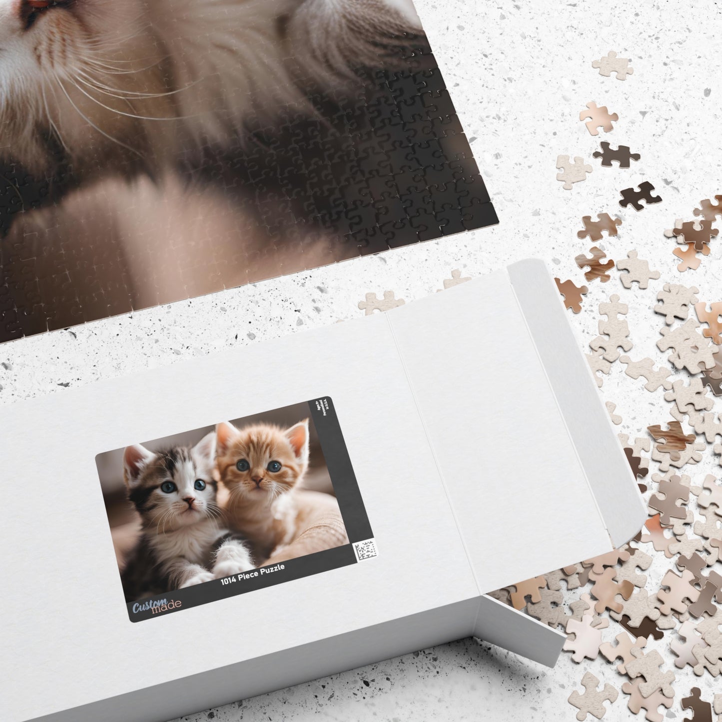 Adorable Kitten Puzzle, Cat Lover Gift, Family Game Night, Home Decor, Hobbies, 110-1014 Piece Jigsaw