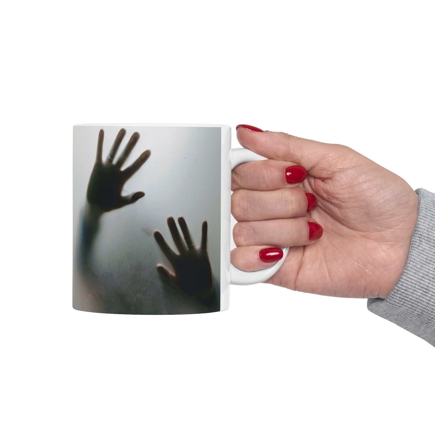 Trapped Souls Mug, Mystical Hands Mug, Spooky Ceramic Coffee & Tea Mug, Gothic Halloween Gift, 11oz and 15oz mugs