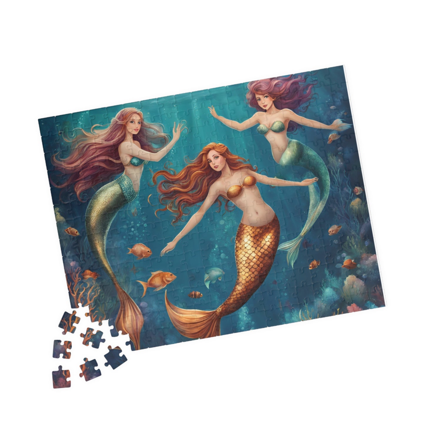 Elegant Mermaids of the Ocean - Enchanting Depths of the Ocean, Ideal Gift for Ocean Lovers