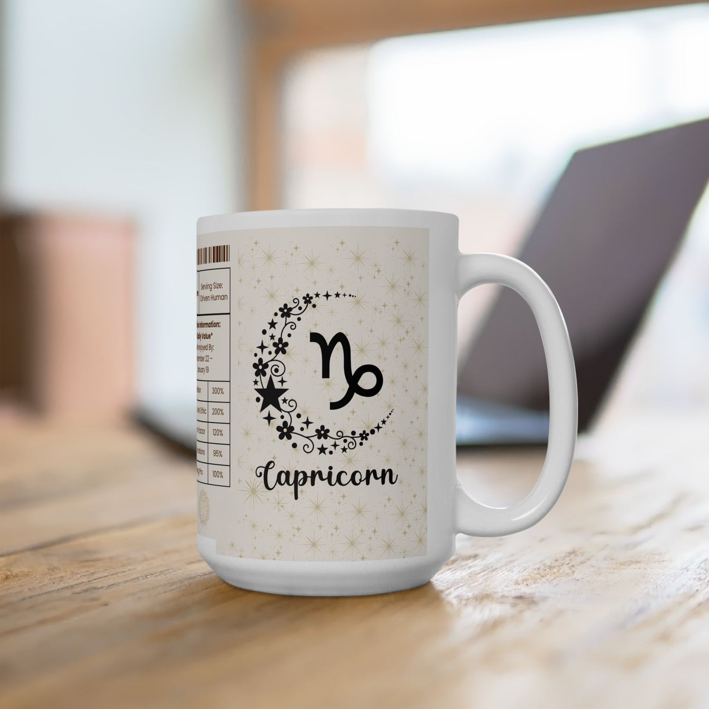 Capricorn Mug, Funny Astrology Gift, Horoscope Coffee Cup, Zodiac Ceramic Mug 11oz & 15oz, Birthday Gift for Capricorn, Astrology Lover Gift