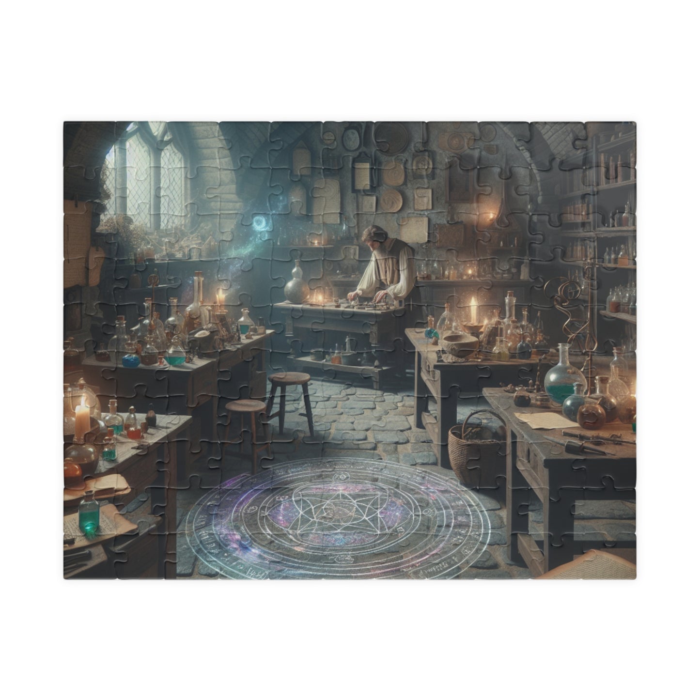 The Alchemists Enigma Puzzle (110, 252, 520, 1014-piece), Fantasy alchemist puzzle