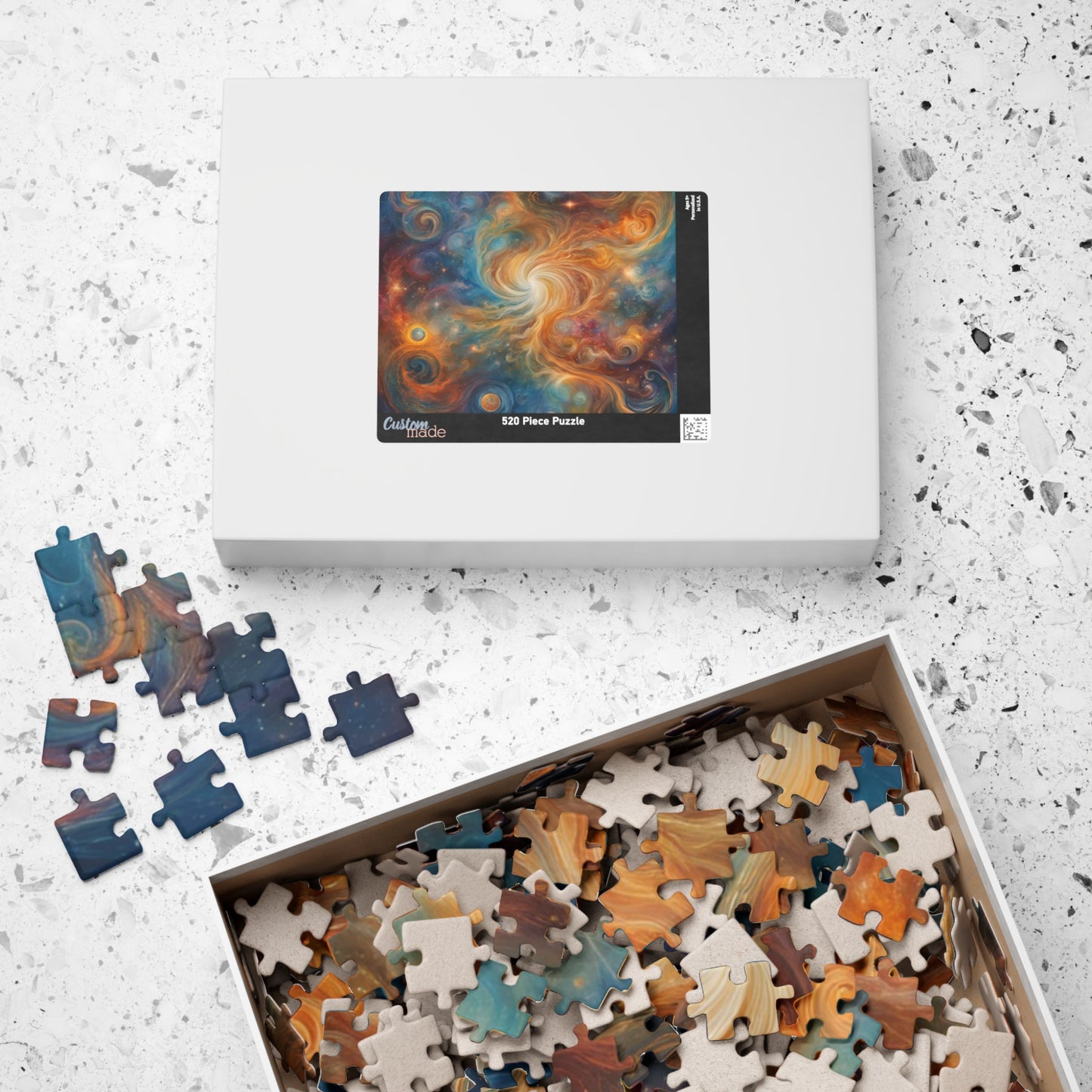 Celestial Mysteries Puzzle (110, 252, 520, 1014-piece), Celestial mysteries cosmic puzzle with stars, planets, and nebulae