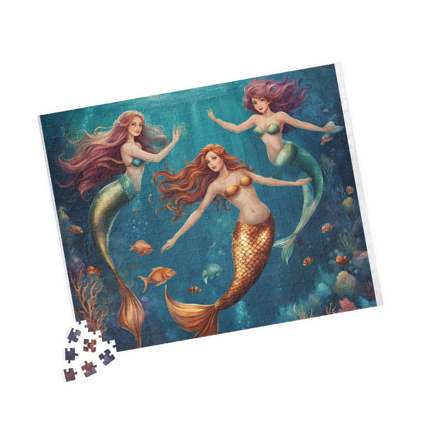 Elegant Mermaids of the Ocean - Enchanting Depths of the Ocean, Ideal Gift for Ocean Lovers