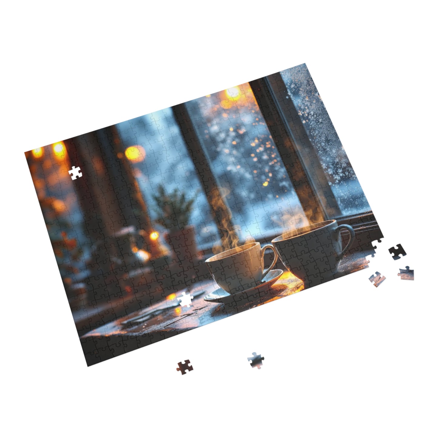 Cozy Coffee Moments Puzzle - 1000-Piece Jigsaw for Relaxation and Fun
