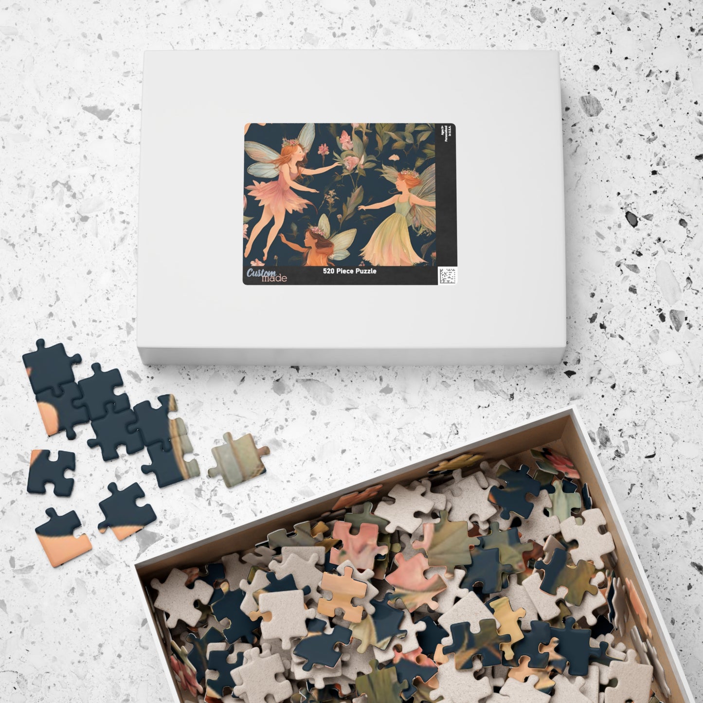 Midnight Fairy Party Puzzle - 110, 252, 520, 1014-piece | Magical Gift for Kids & Adults, Nature Lover Decor, Family Activity