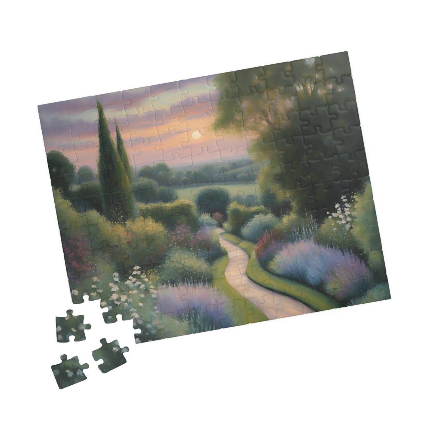 English Countryside Garden Jigsaw, 110 252 520 1014 Piece, Relaxing Hobby, Gift for Gardeners, Spring