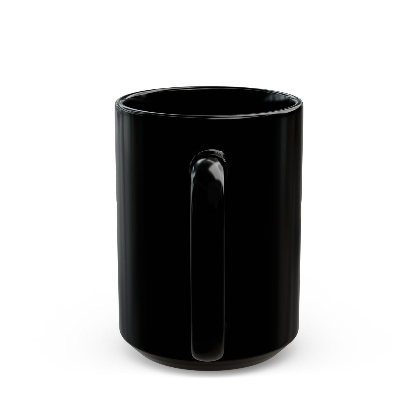 Yellow Cat Eyes Black Mug, Halloween Coffee & Tea Mug, Black Mug 11 oz and 15 oz, Perfect gift for Cat Lovers