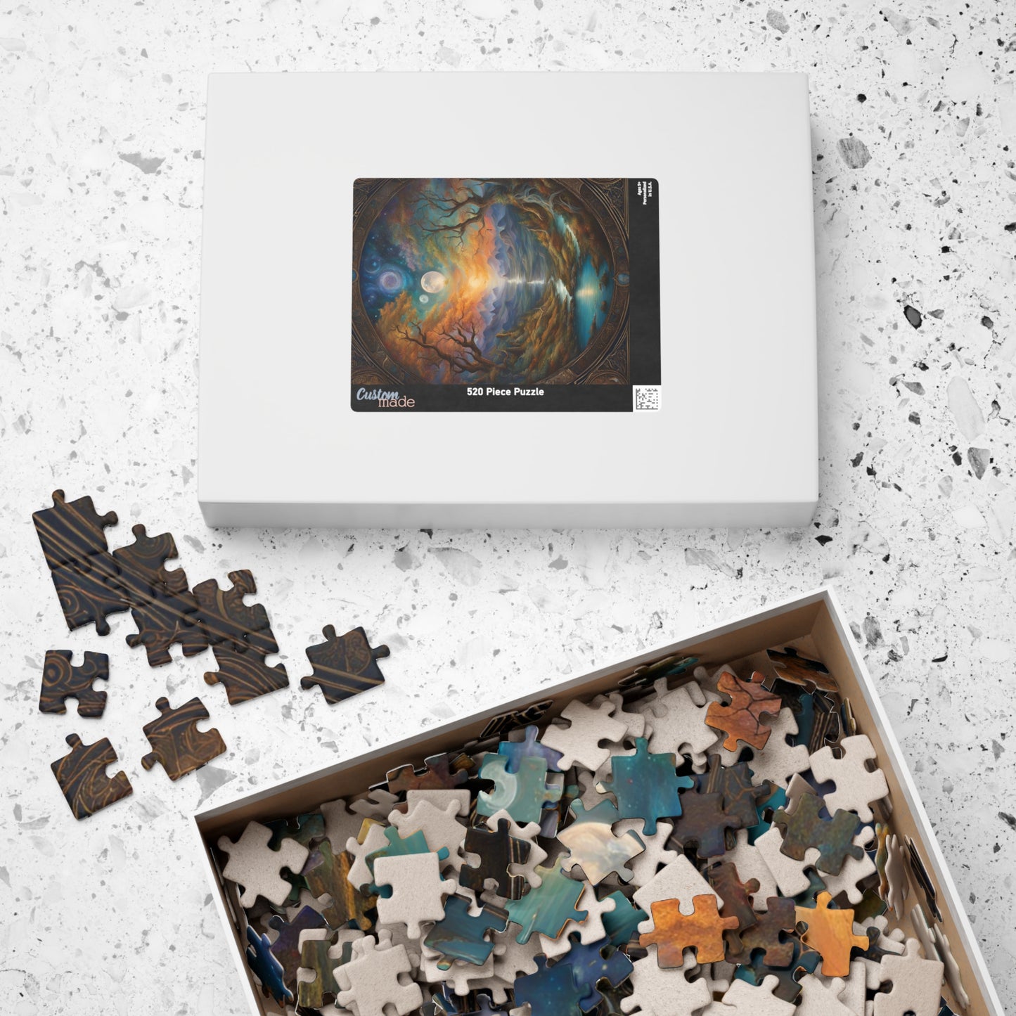 Secrets of the Hidden Realm Puzzle, 110/252/520/1014-piece Jigsaw, Enchanted mystical artwork puzzle