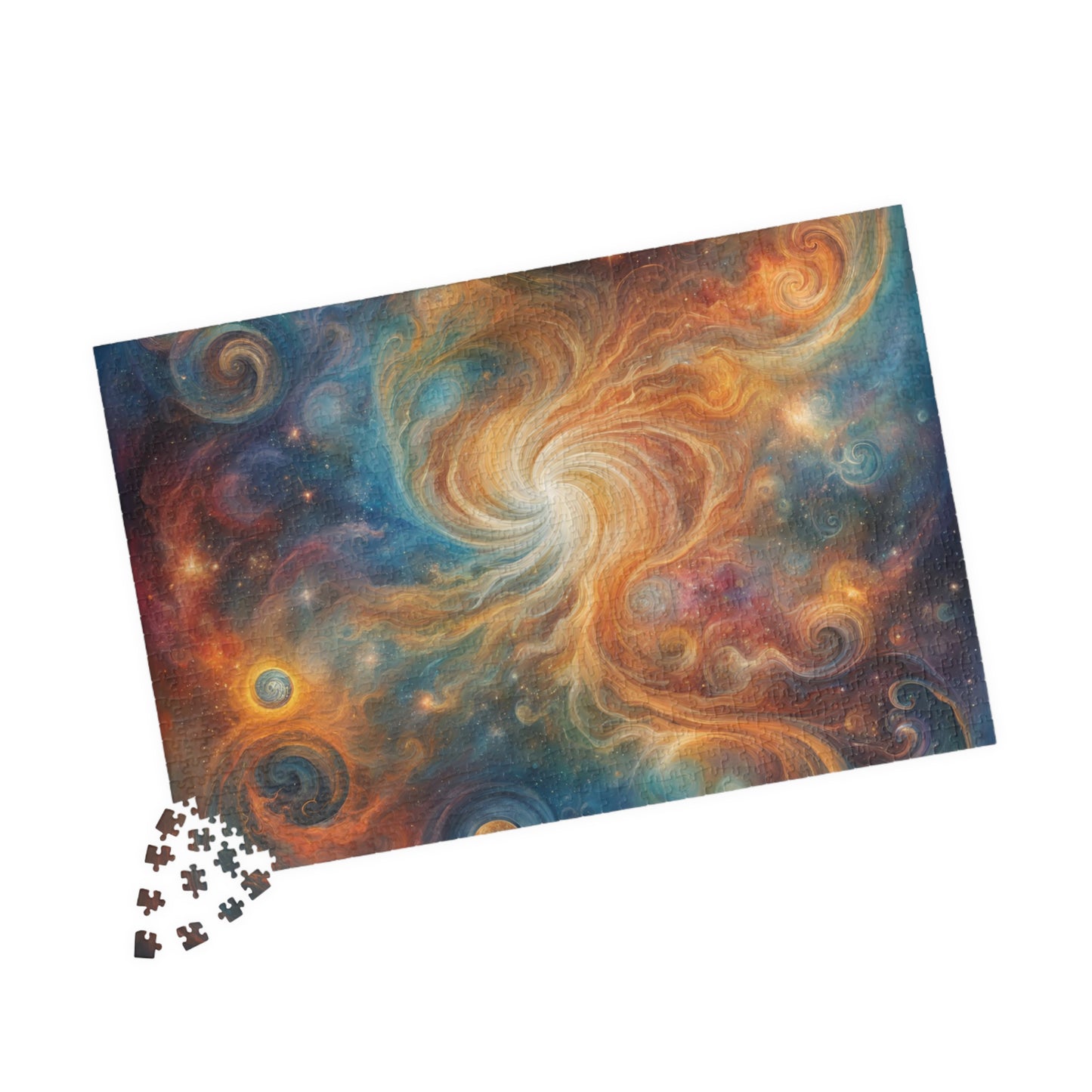 Celestial Mysteries Puzzle (110, 252, 520, 1014-piece), Celestial mysteries cosmic puzzle with stars, planets, and nebulae