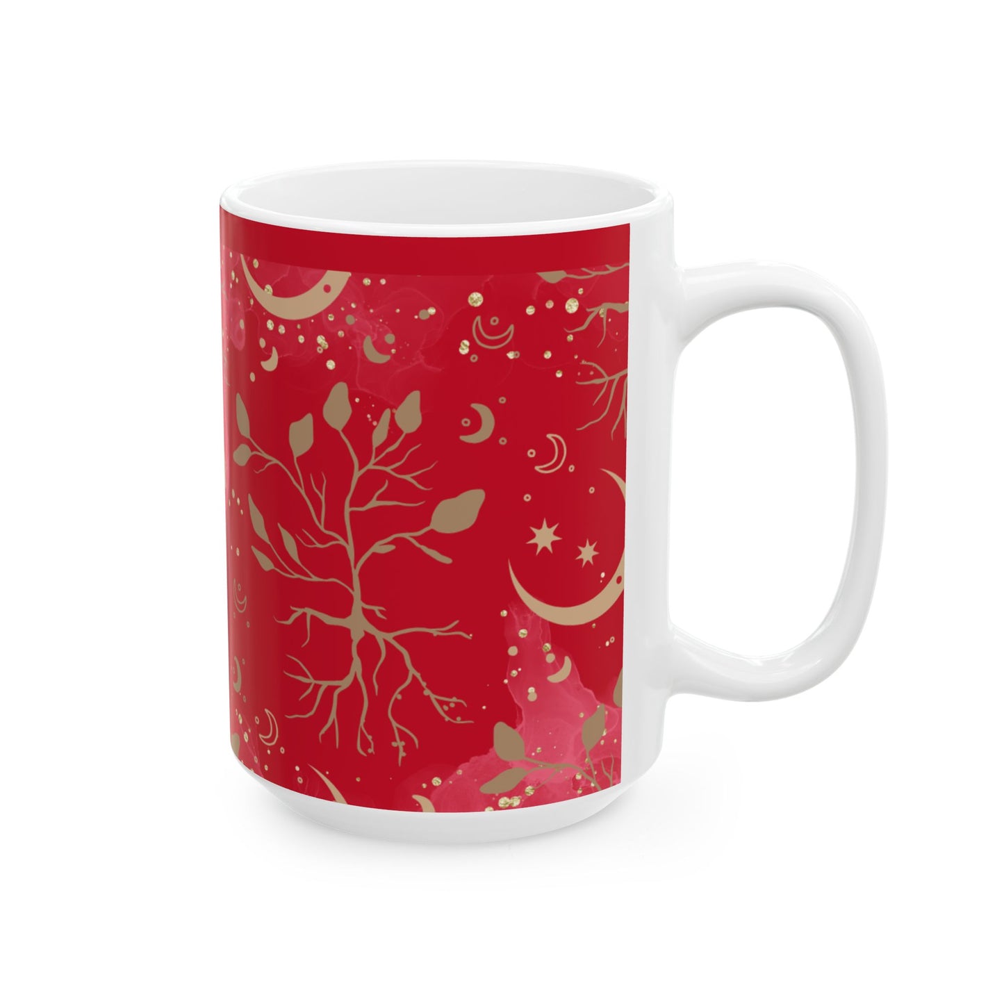 Root Chakra Mug, Ethereal Chakra Mug Collection, Grounding/ Stability Mug, 11oz, 15oz, or 20oz, Spiritual Coffee Mug, Healing Gift