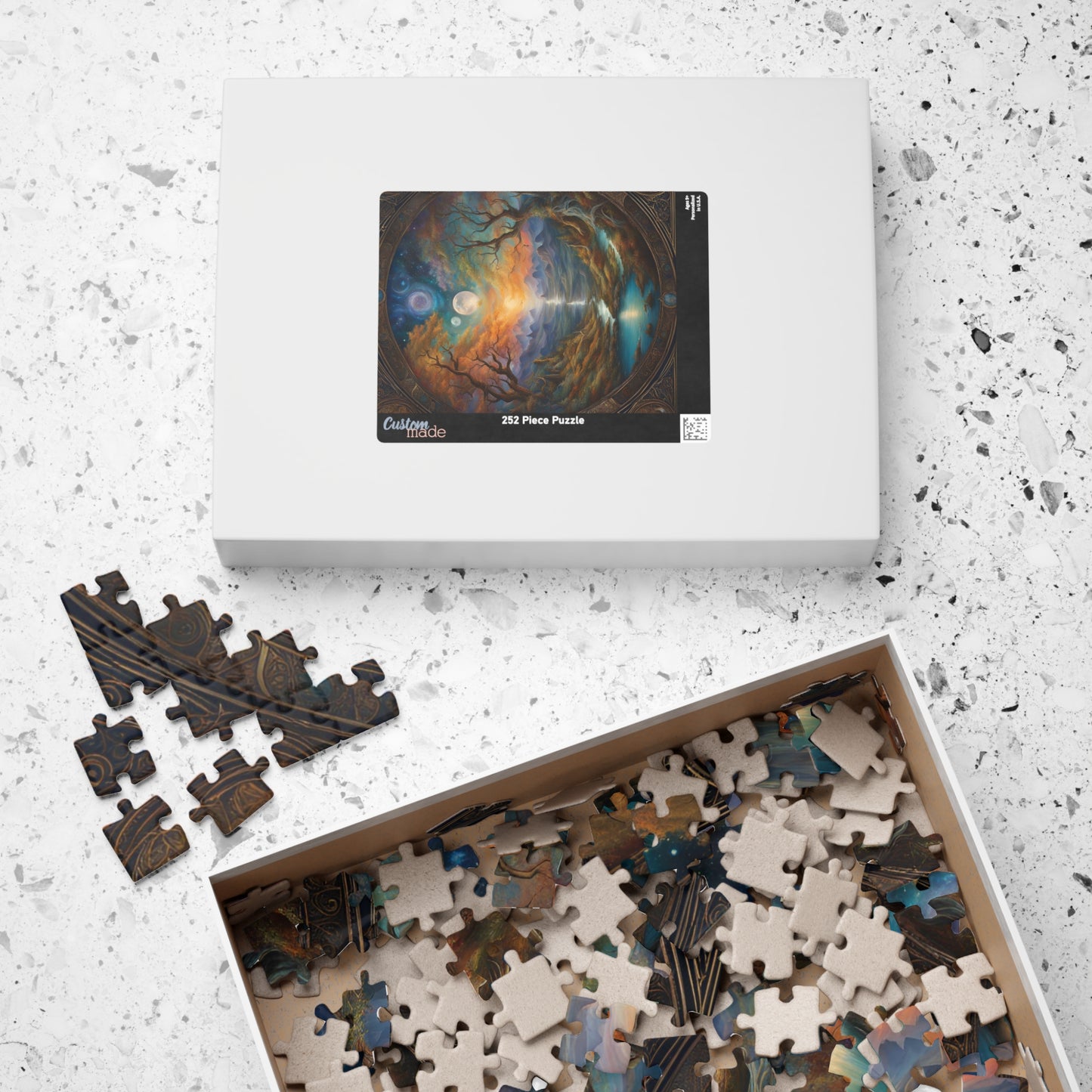 Secrets of the Hidden Realm Puzzle, 110/252/520/1014-piece Jigsaw, Enchanted mystical artwork puzzle