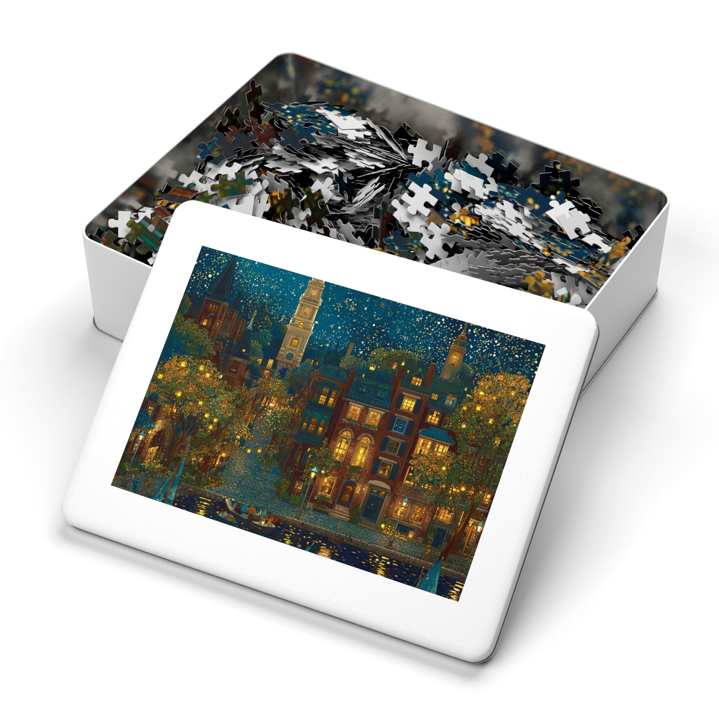 Magical Philly Jigsaw Puzzle with Tin