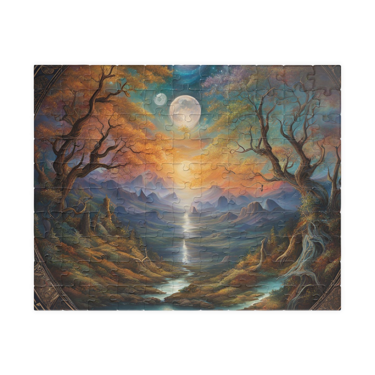 Secrets of the Hidden Realm Puzzle, 110/252/520/1014-piece Jigsaw, Enchanted mystical artwork puzzle