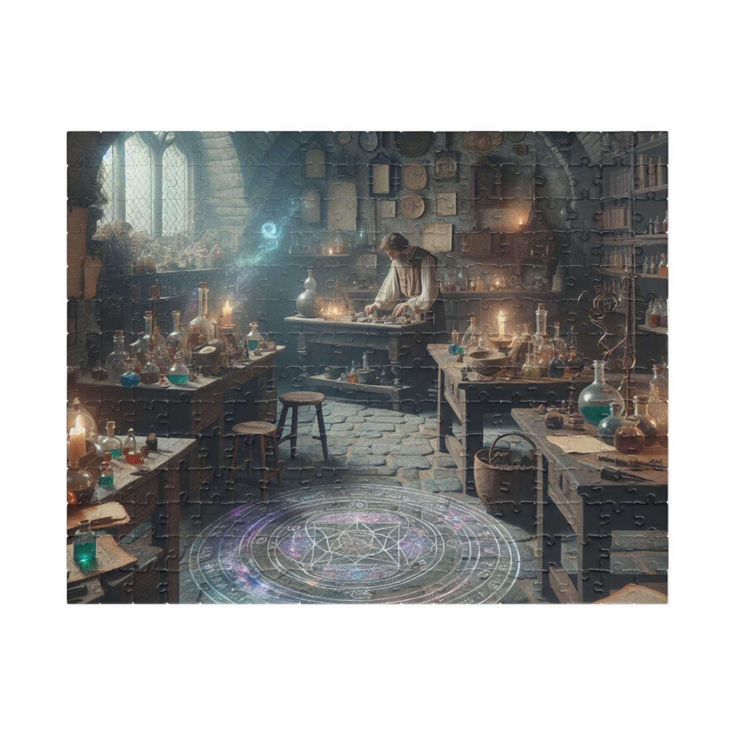 The Alchemists Enigma Puzzle (110, 252, 520, 1014-piece), Fantasy alchemist puzzle