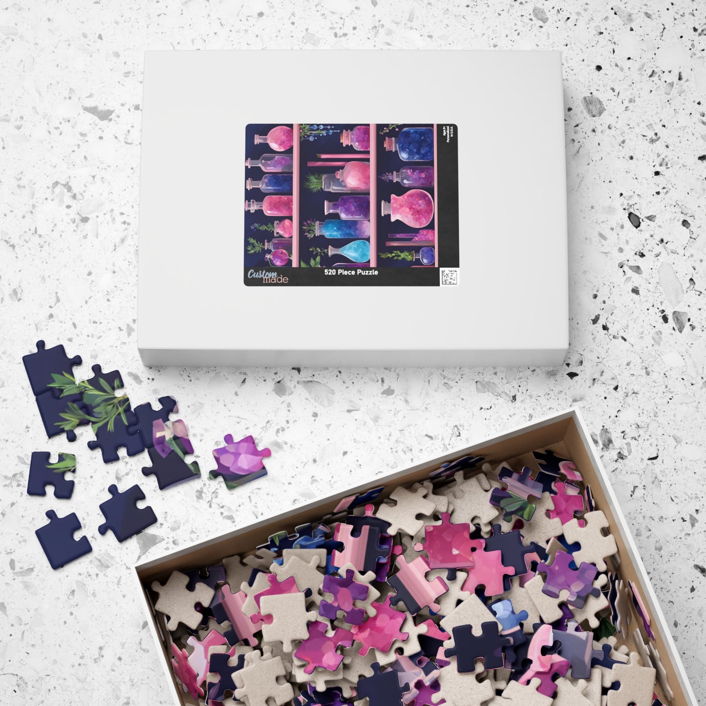 The High-Vibrational Potion Puzzle - 110, 252, 520, 1014-piece, Relaxing Home Activity, high-vibrational potion puzzle