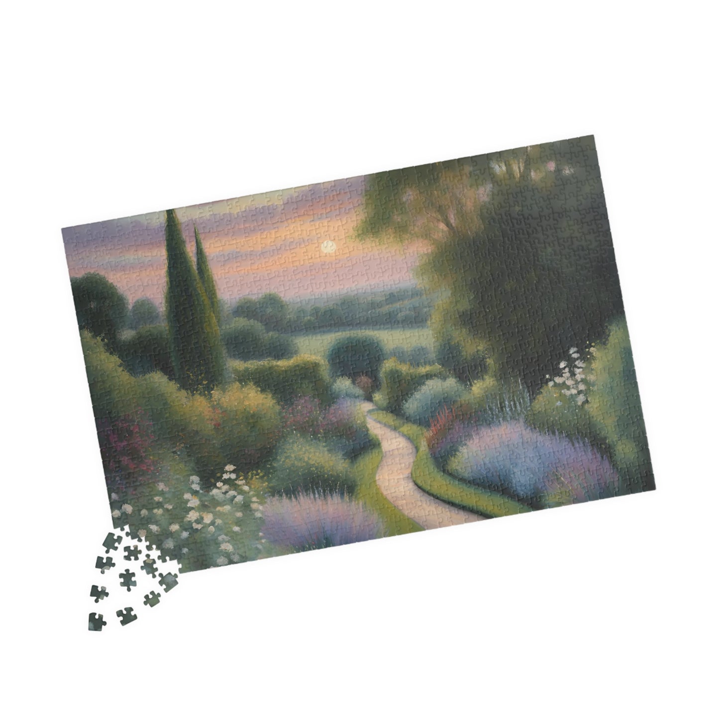 English Countryside Garden Jigsaw, 110 252 520 1014 Piece, Relaxing Hobby, Gift for Gardeners, Spring