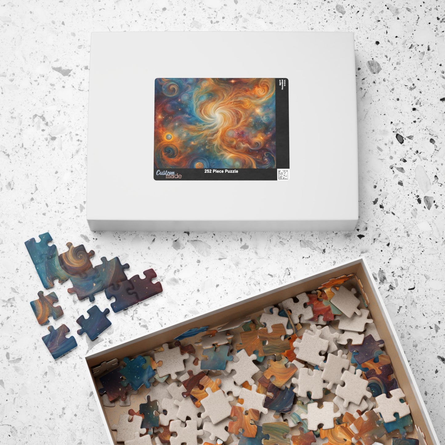 Celestial Mysteries Puzzle (110, 252, 520, 1014-piece), Celestial mysteries cosmic puzzle with stars, planets, and nebulae