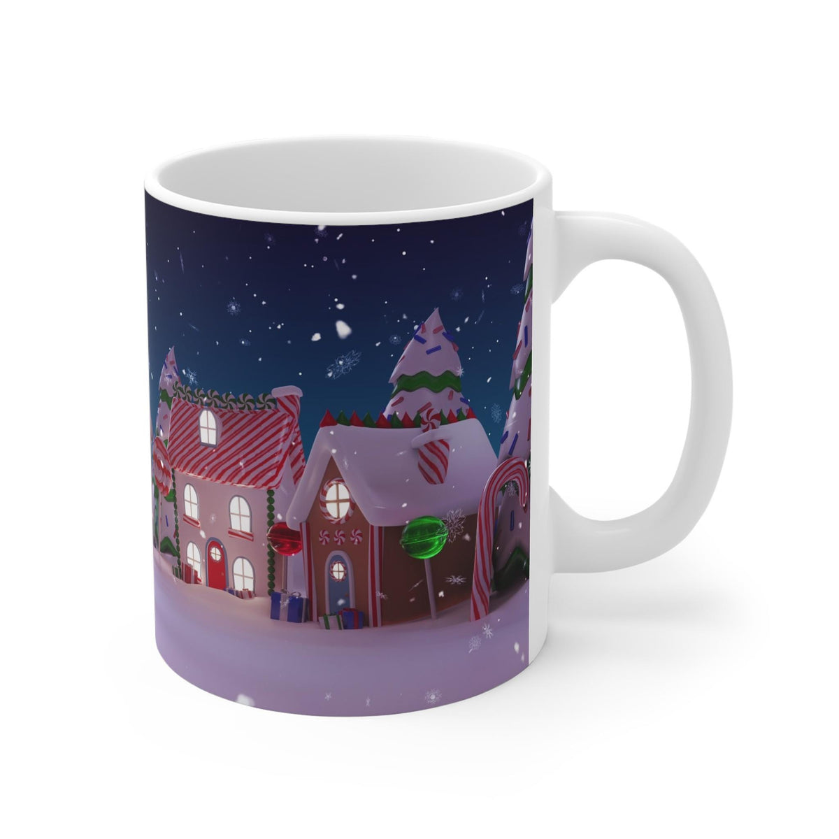 Cozy Christmas Mug - Winter Wonderland Coffee Cup, Holiday Gift, Seasonal Decor, Cute Hot Chocolate Mug, Festive Drinkware