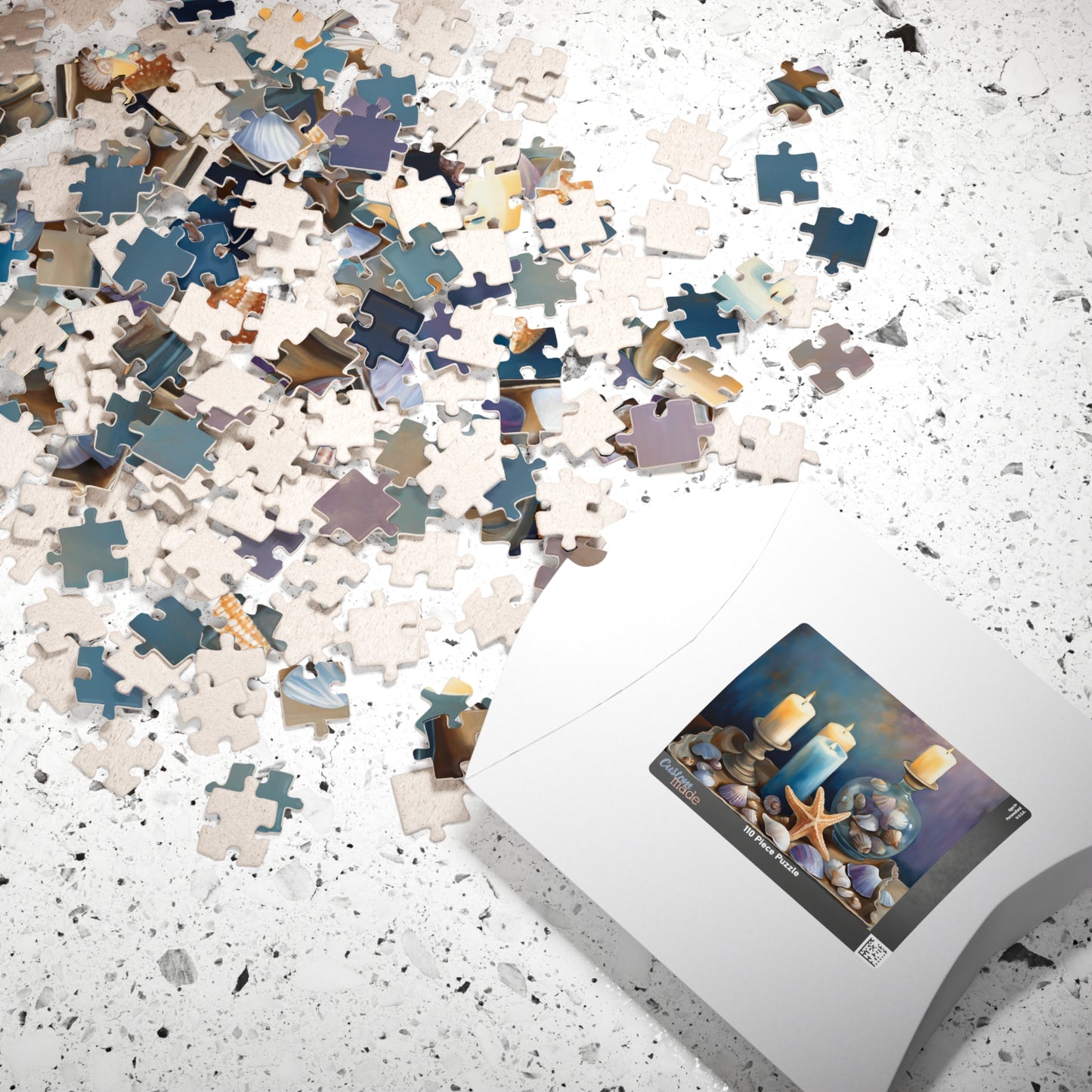 Serene Seaside Decor Puzzle | 110, 252, 520, 1014-piece | Relaxing Coastal Decor for Beach Lovers, Family Game Nights, Gifts