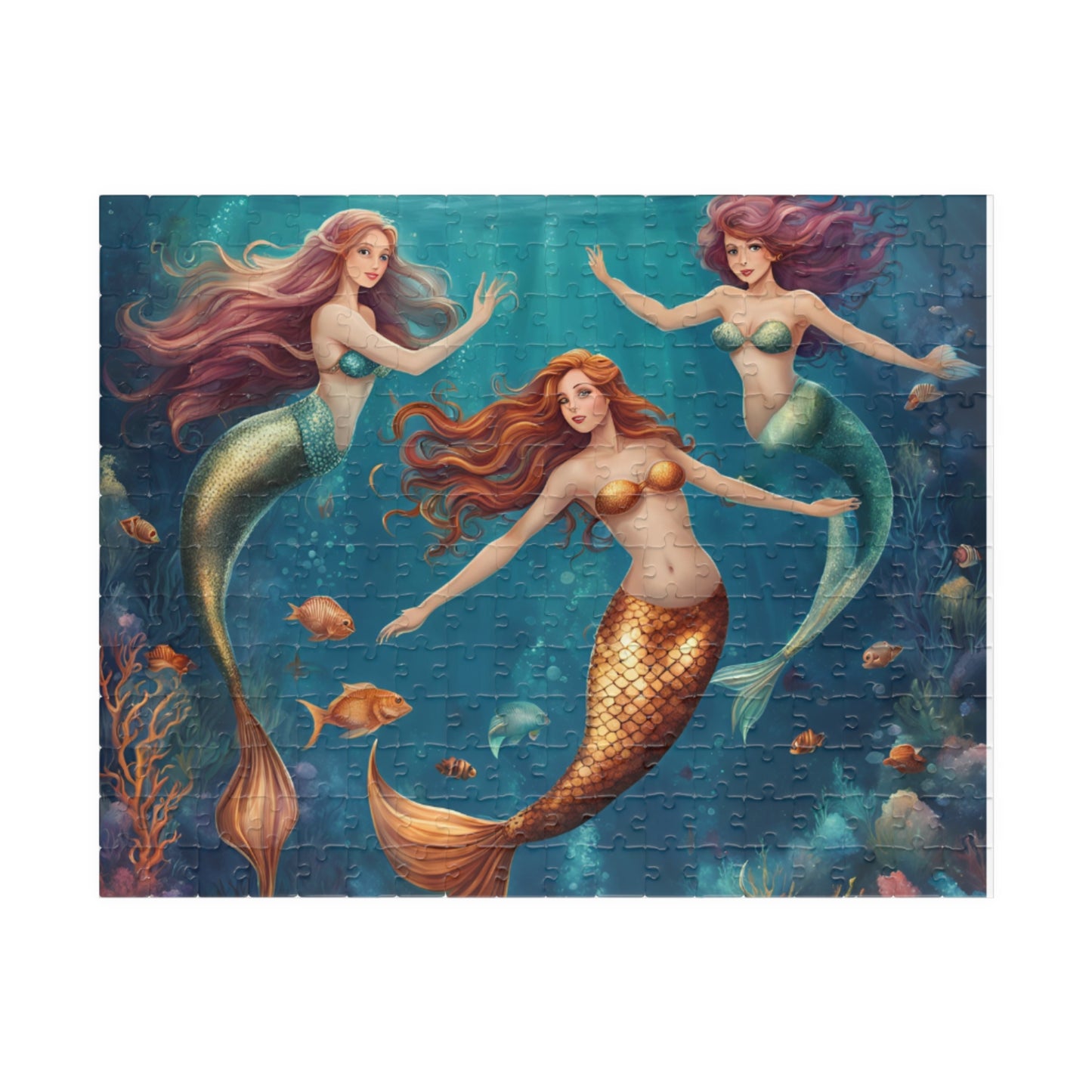 Elegant Mermaids of the Ocean - Enchanting Depths of the Ocean, Ideal Gift for Ocean Lovers