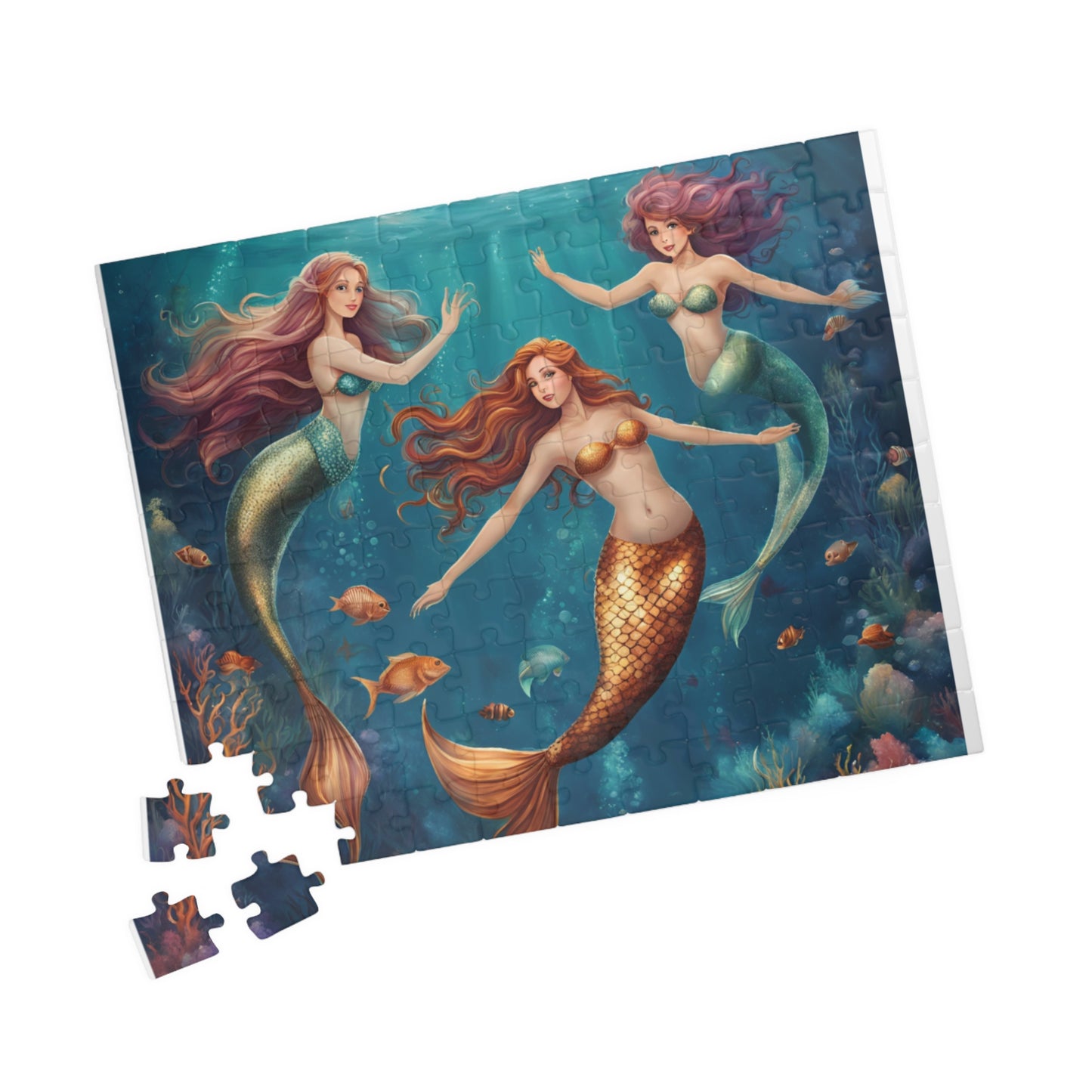 Elegant Mermaids of the Ocean - Enchanting Depths of the Ocean, Ideal Gift for Ocean Lovers