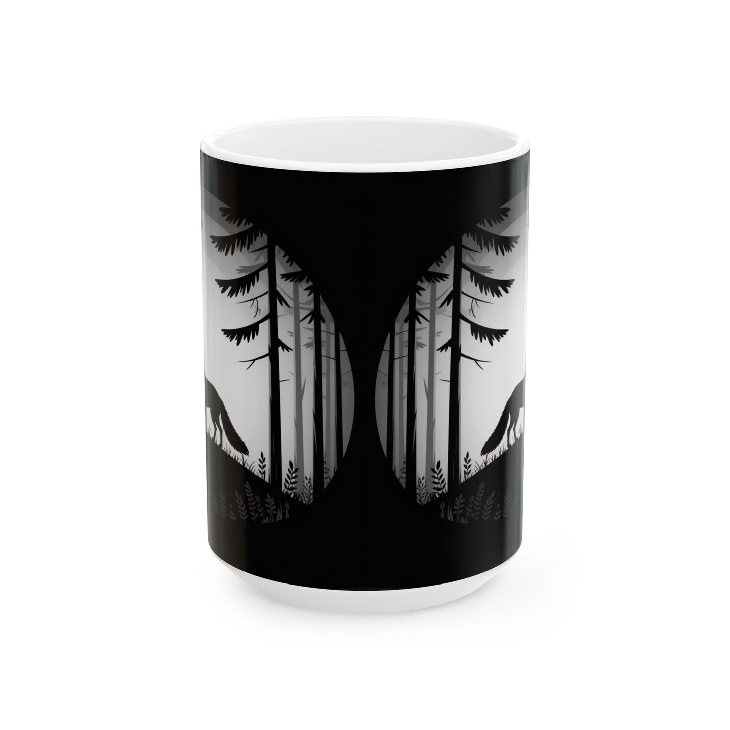 Stylish Ceramic Fox Mug for Nature Lovers | Perfect Gift for Coffee and Tea Enthusiasts, Wilderness Decor, Unique Home Accessory