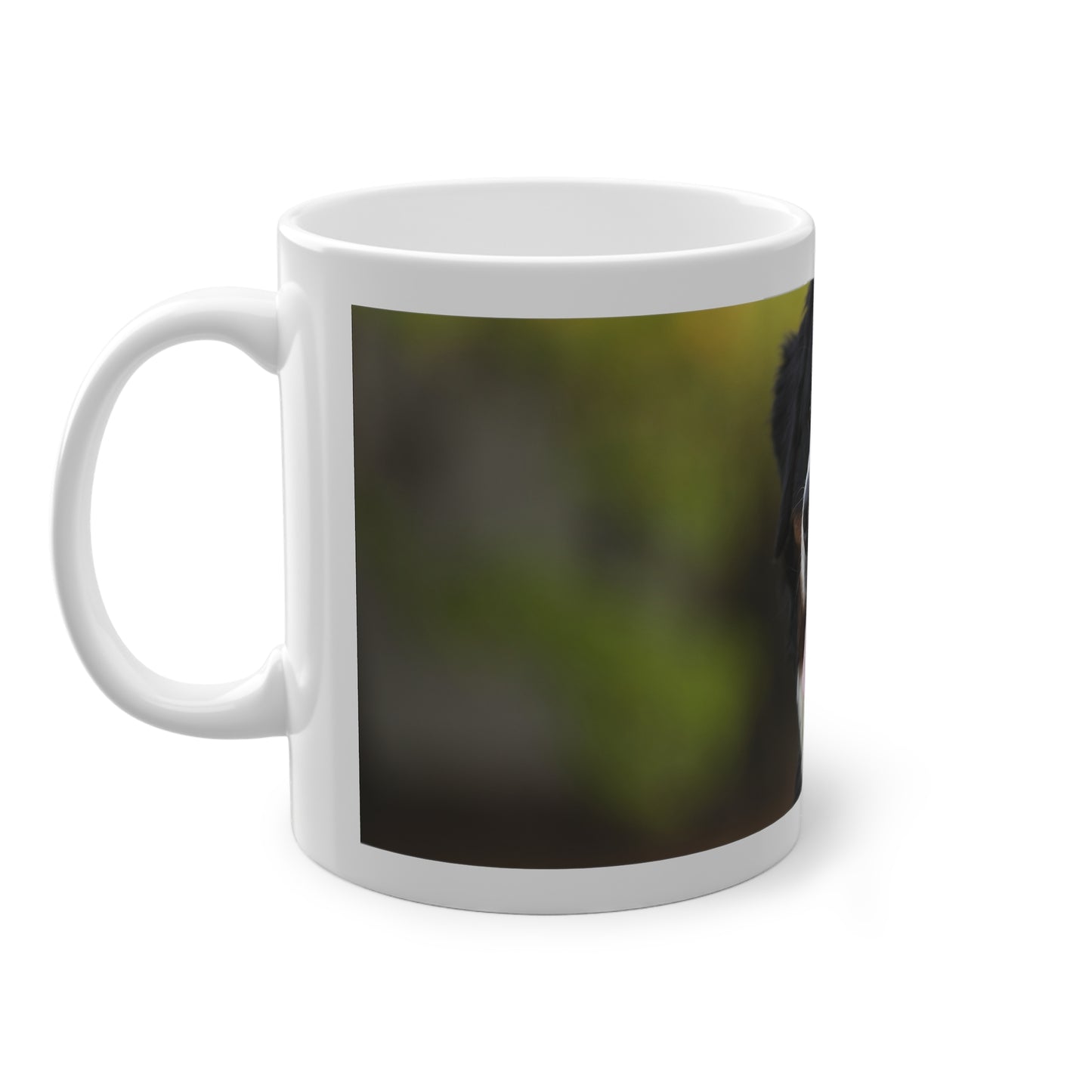 Bernese Mountain Dog Photo Mug – 11oz Coffee Cup for Dog Lovers