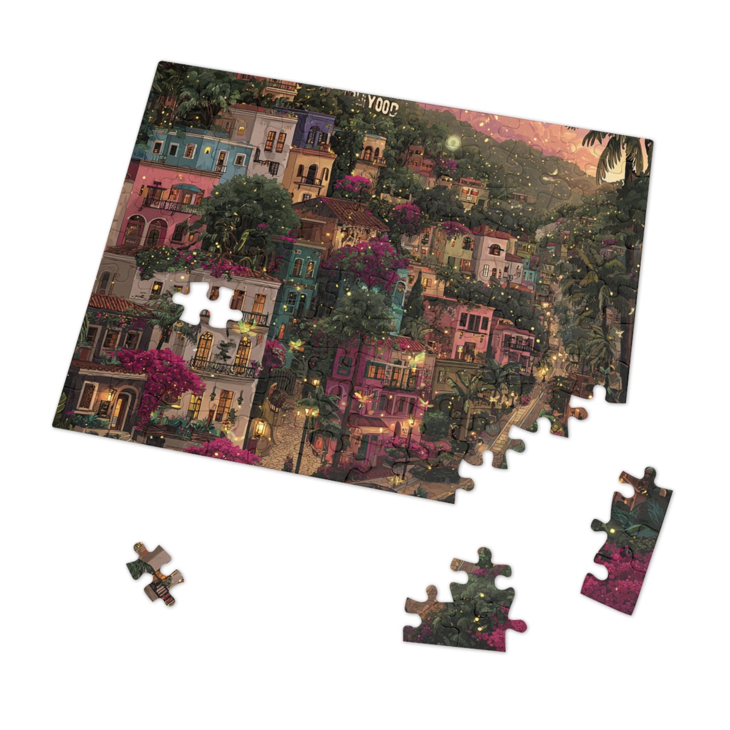 Los Angeles Hollywood Jigsaw Puzzlewith Tin – 500 Piece