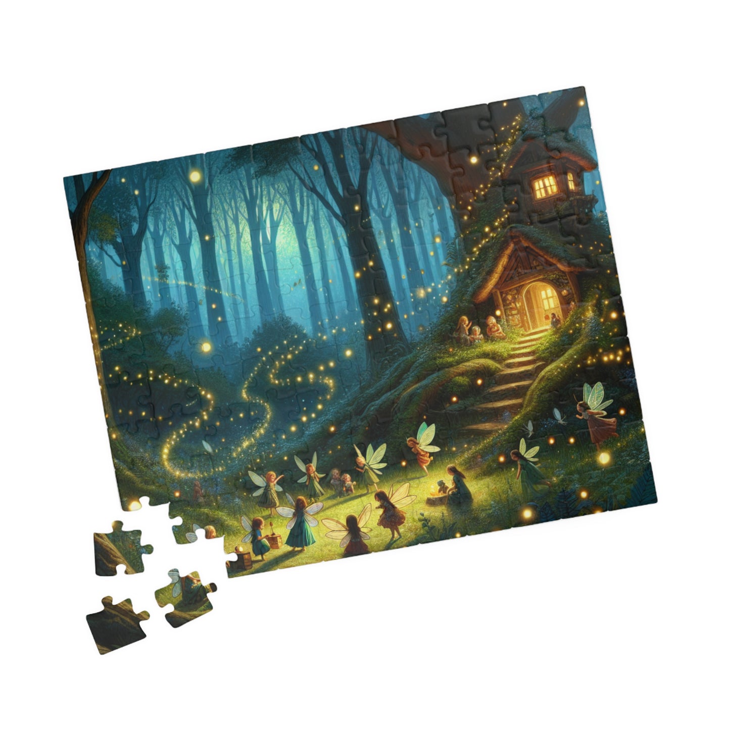 Enchanted Fairy Forest: A Magical Puzzle Adventure (110, 252, 520, 1014-Piece Jigsaw)