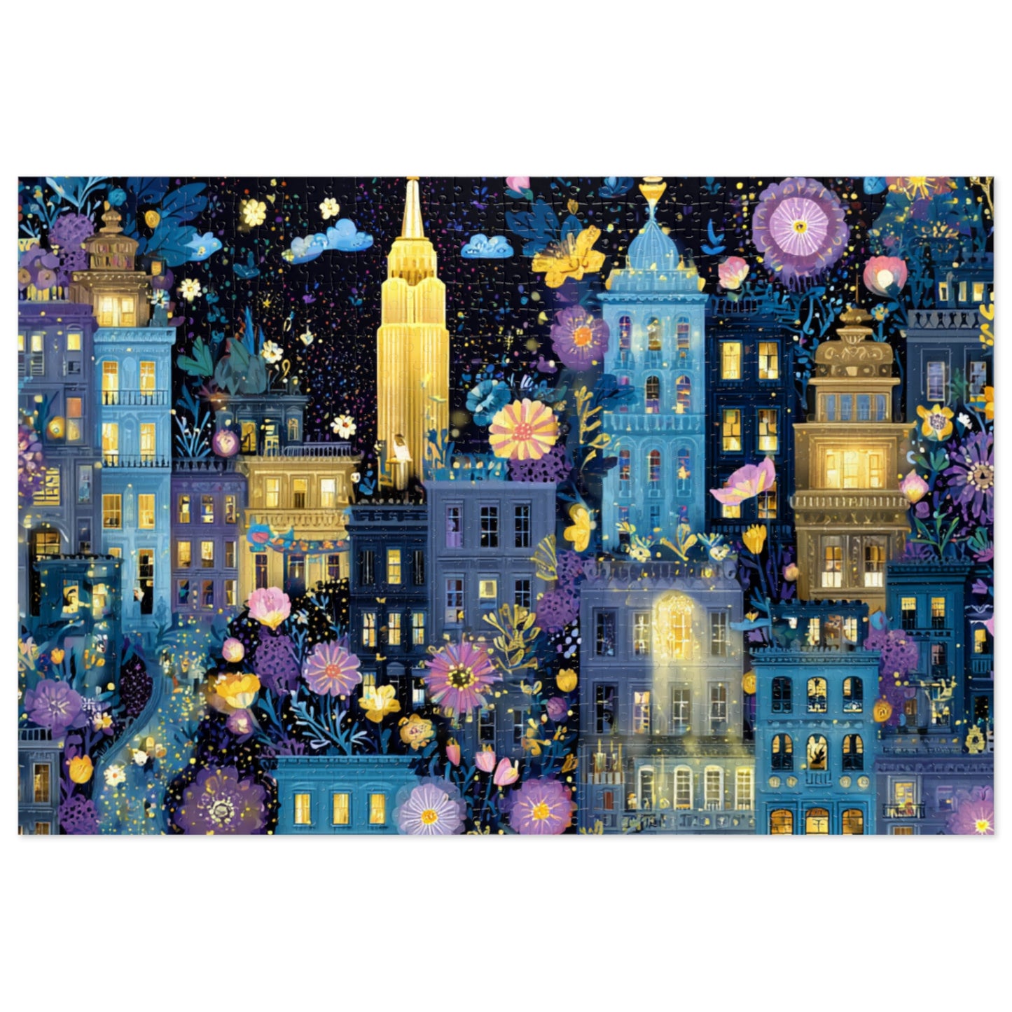Whimsical New York City Puzzle – A Magical Adventure in the Big Apple-Puzzle with Tin