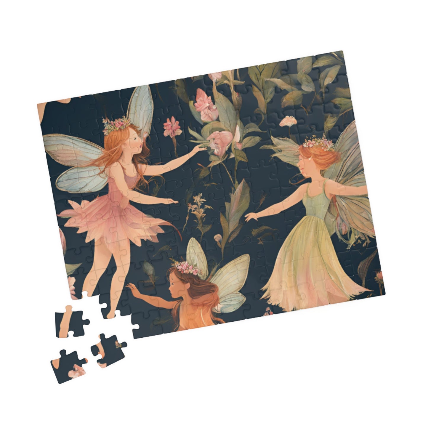 Midnight Fairy Party Puzzle - 110, 252, 520, 1014-piece | Magical Gift for Kids & Adults, Nature Lover Decor, Family Activity