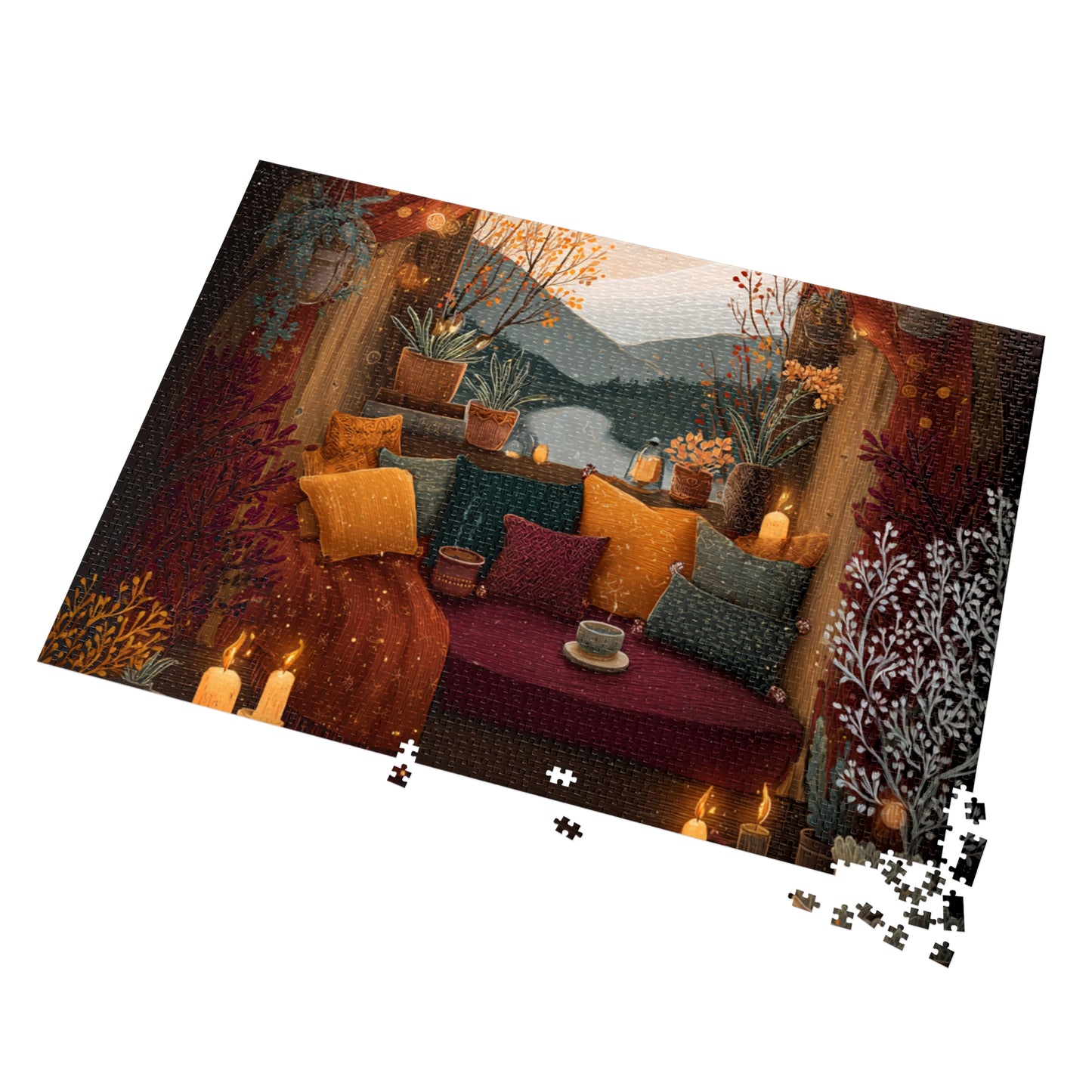 Cozy Fall Festival in the Countryside Jigsaw Puzzle – Fun Family Activity, Autumn Decor, Relaxing Indoor Game, Perfect Gift for Holidays & Birthdays