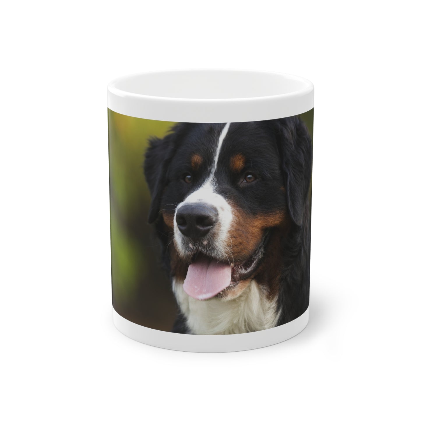 Bernese Mountain Dog Photo Mug – 11oz Coffee Cup for Dog Lovers