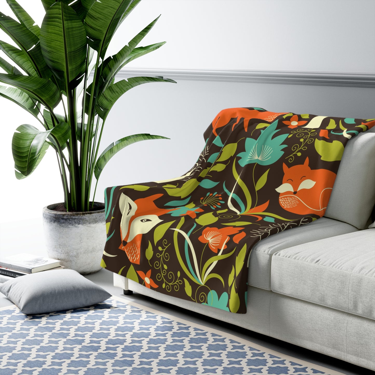 Fox Meadow Sherpa Blanket