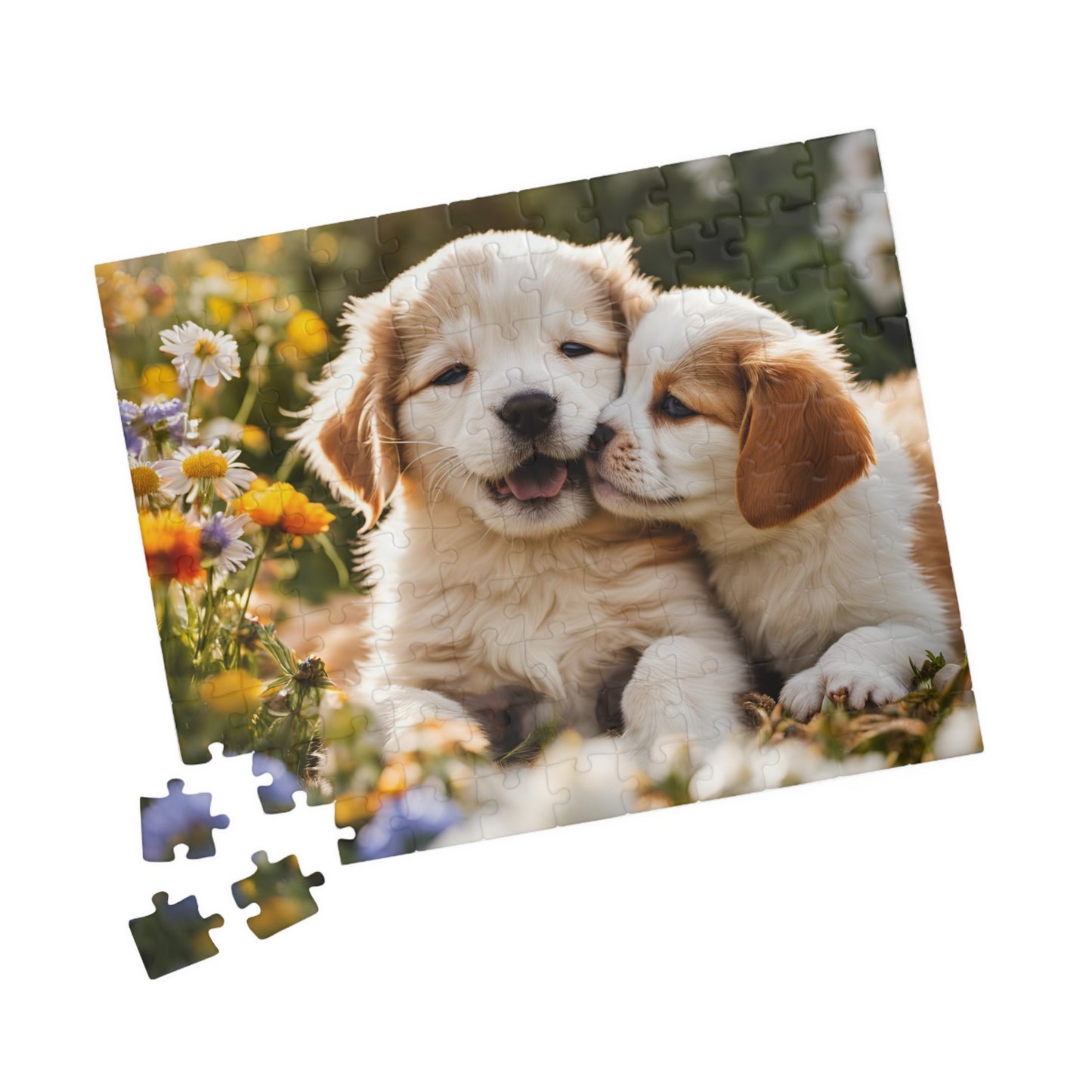 Puppy Snuggle Party: Playful Pups & Smiles Puzzle - Perfect Gift for Dog Lovers, Family Bonding, Cozy Nights, Birthday Presents, Holiday Fun