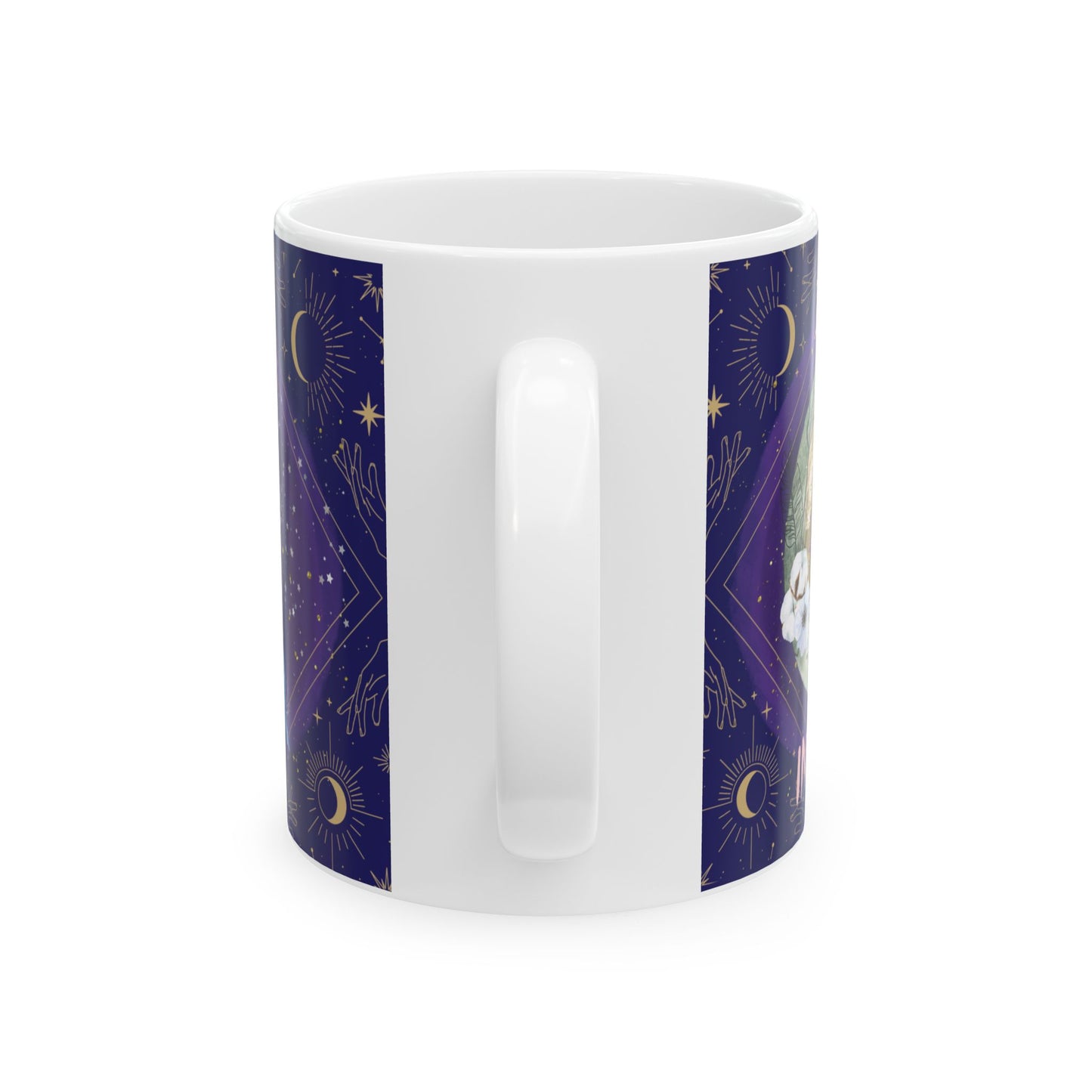 Third Eye Chakra Mug, Ethereal Chakra Collection, 6th Chakra, Intuition Mug, Spiritual Gift for Yoga & Meditation, 11oz, 15oz