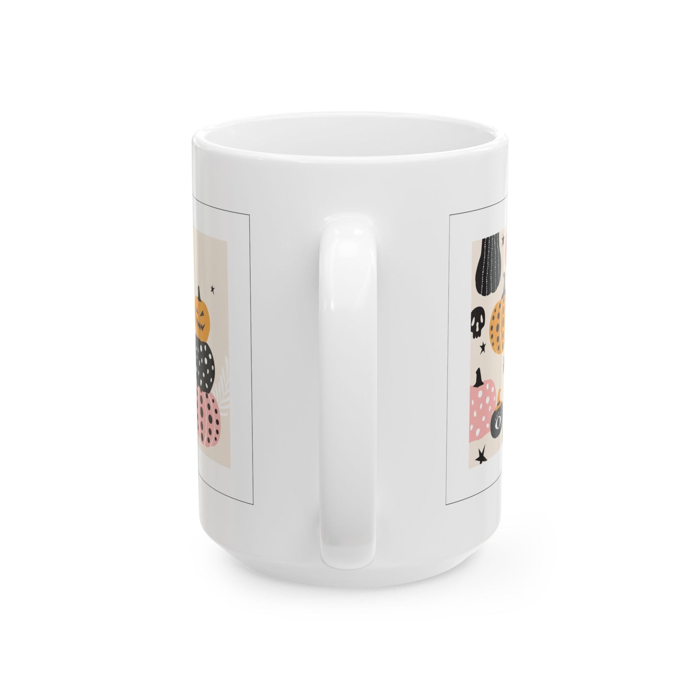 Trick or Treat Mug, Halloween Coffee & Tea Mug, Cute Pumpkin Design, 11 oz and 15 oz mugs, Perfect Halloween Gift