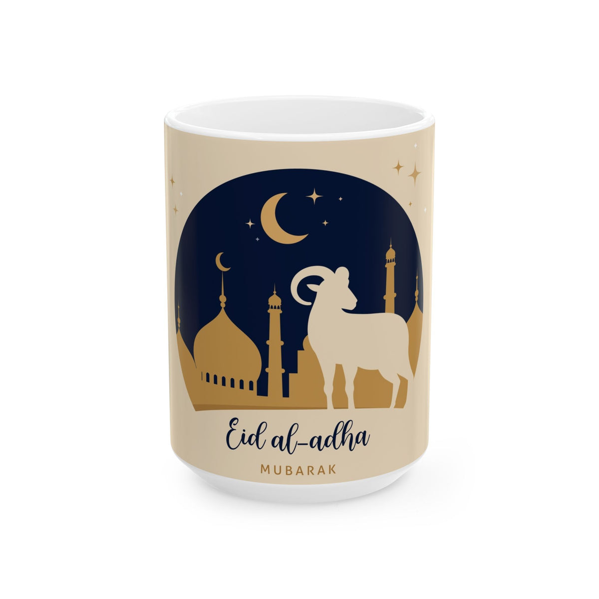 Eid al-Adha Mug, Islamic Holiday Coffee Cup, Muslim Celebration Tea Mug, Festive Gift for Family, Friends, Ramadan & Eid Decor