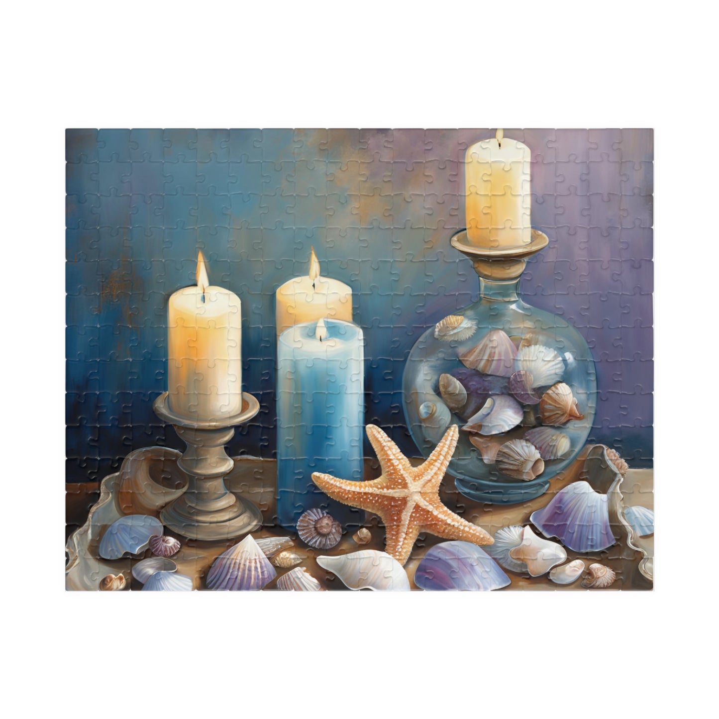 Serene Seaside Decor Puzzle | 110, 252, 520, 1014-piece | Relaxing Coastal Decor for Beach Lovers, Family Game Nights, Gifts