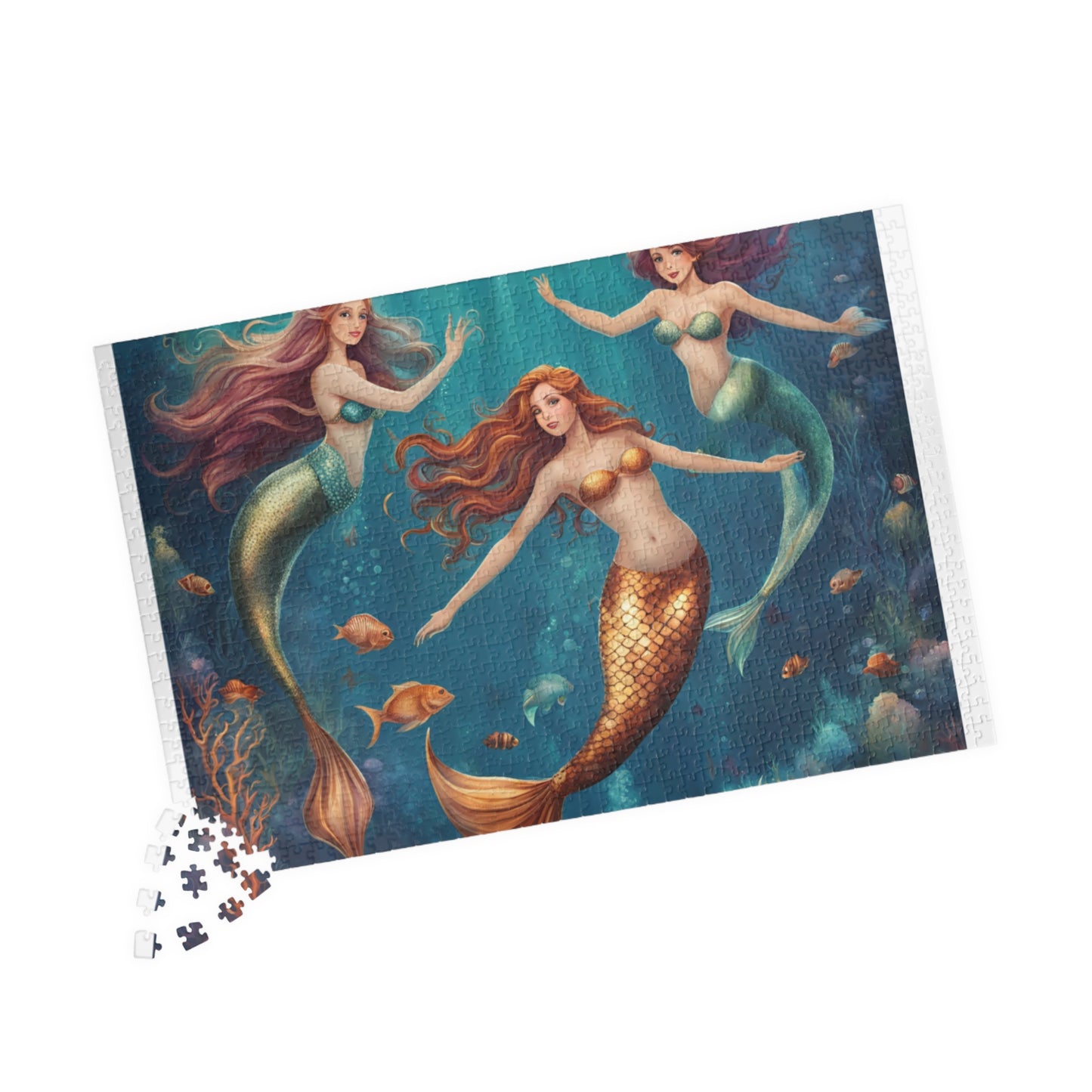 Elegant Mermaids of the Ocean - Enchanting Depths of the Ocean, Ideal Gift for Ocean Lovers