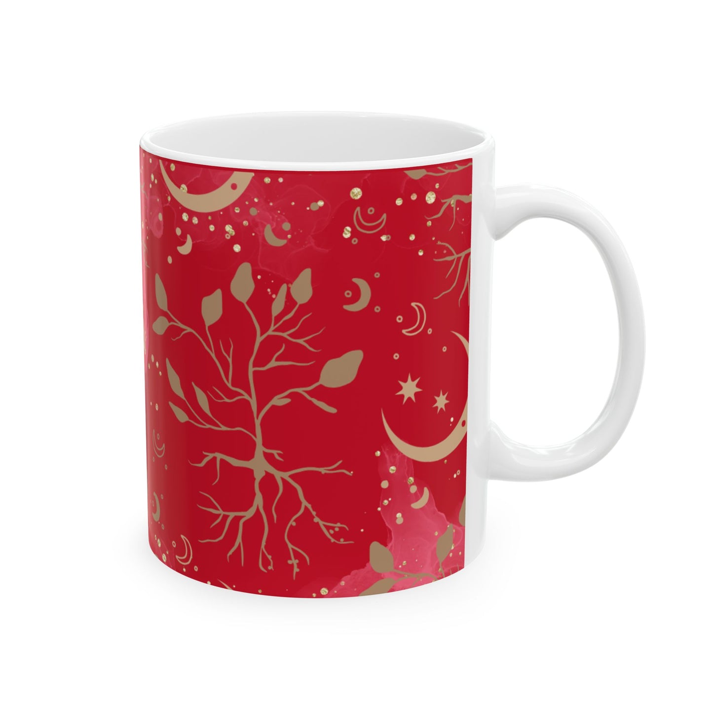 Root Chakra Mug, Ethereal Chakra Mug Collection, Grounding/ Stability Mug, 11oz, 15oz, or 20oz, Spiritual Coffee Mug, Healing Gift