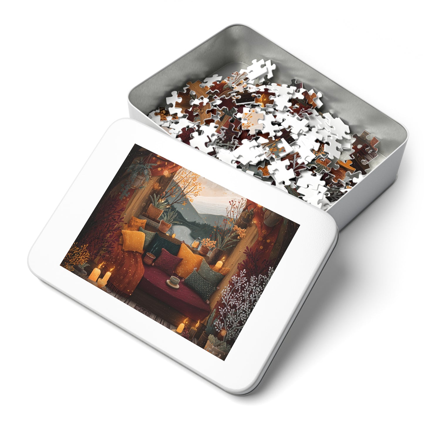 Cozy Fall Festival in the Countryside Jigsaw Puzzle – Fun Family Activity, Autumn Decor, Relaxing Indoor Game, Perfect Gift for Holidays & Birthdays