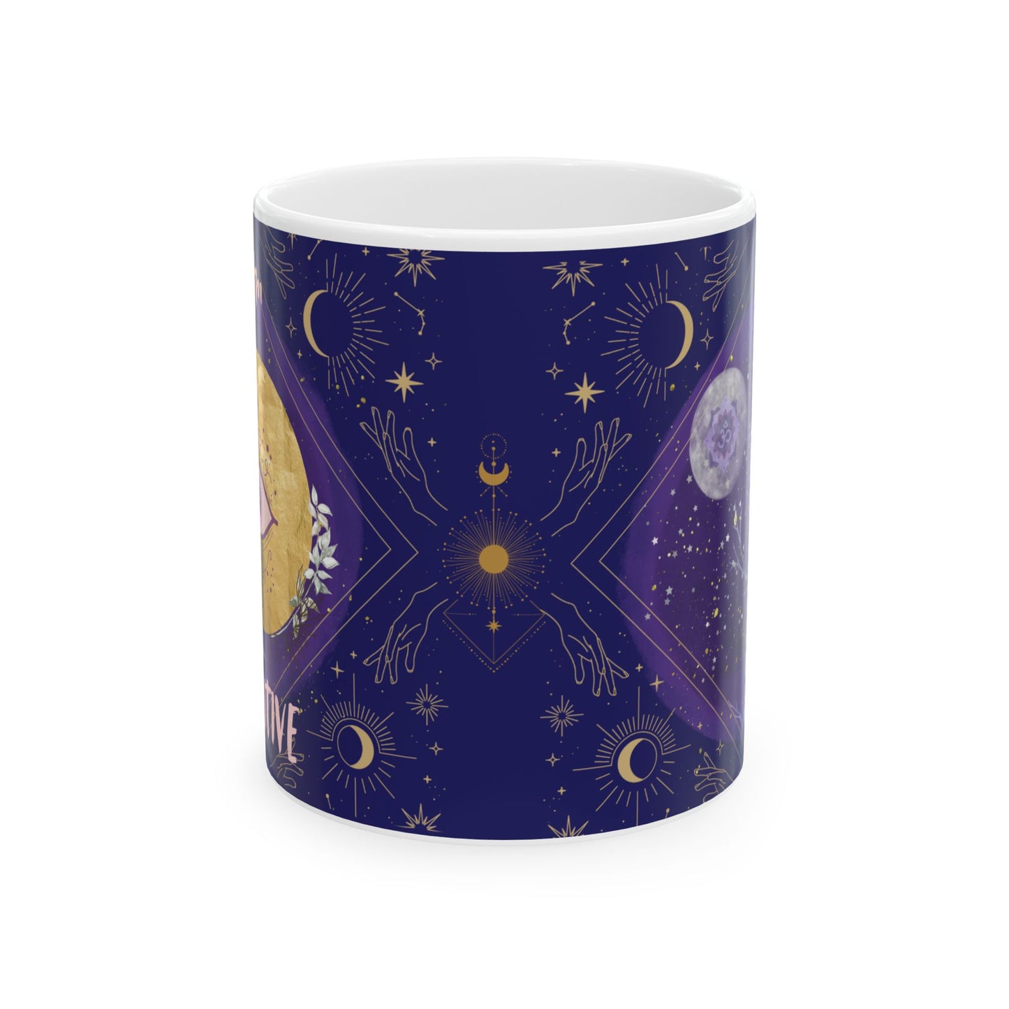 Third Eye Chakra Mug, Ethereal Chakra Collection, 6th Chakra, Intuition Mug, Spiritual Gift for Yoga & Meditation, 11oz, 15oz