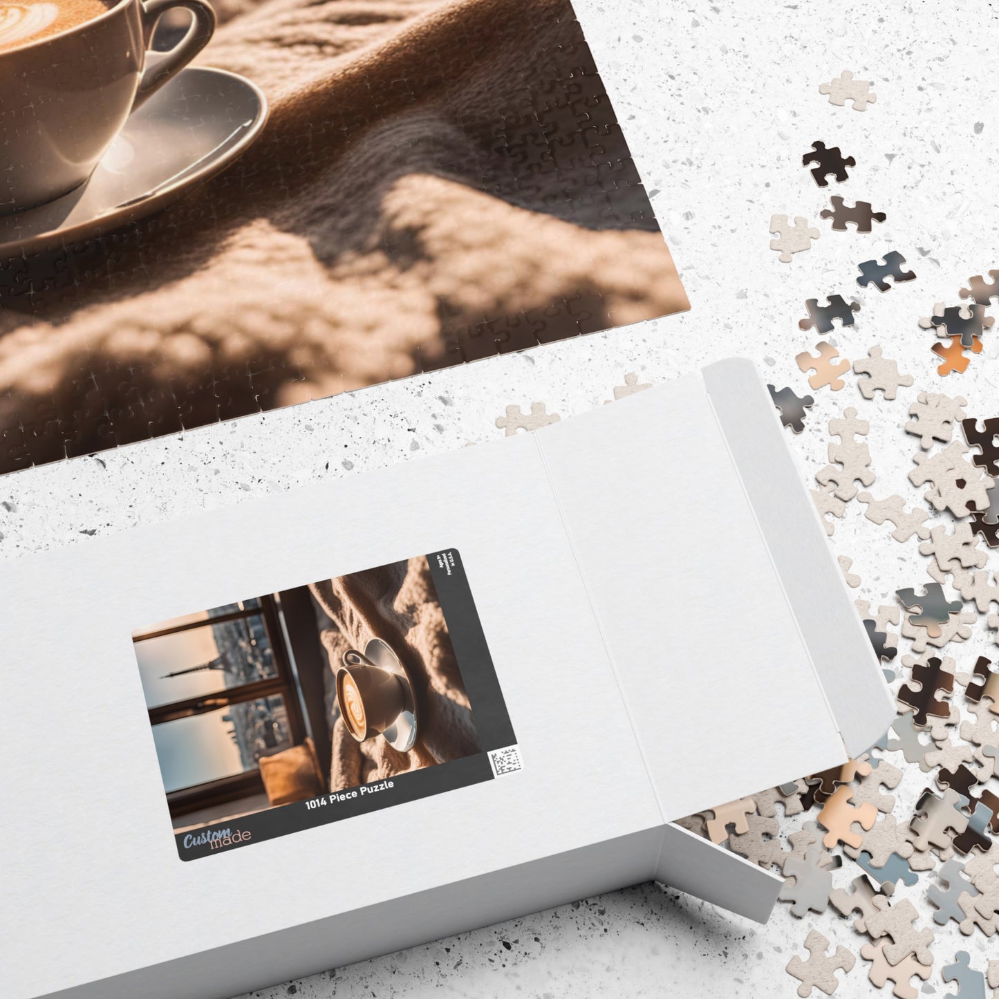 Cozy Parisian Morning Puzzle | 110 - 1014 pieces | Perfect Gift for Coffee Lovers, Travel Enthusiasts, Home Decor | Relaxing Activity
