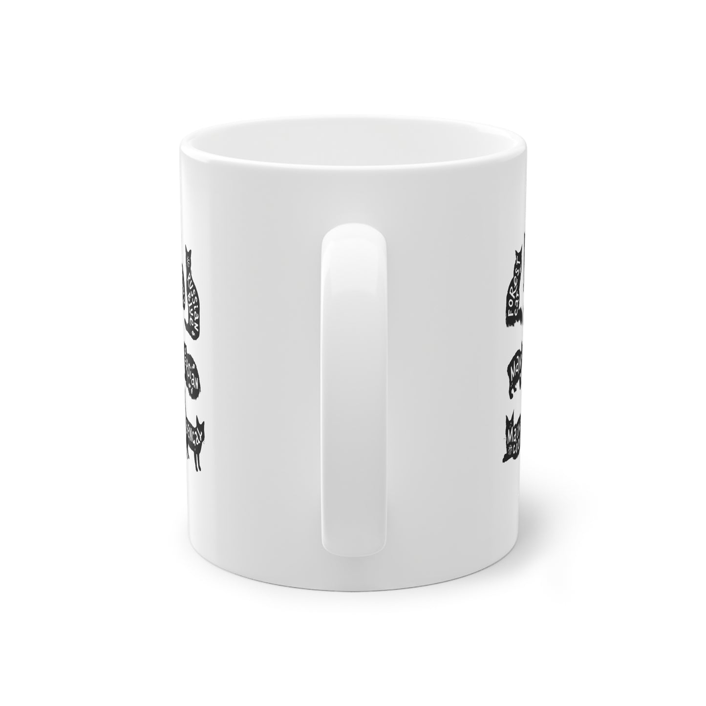 Cat Breeds Mug, 11oz Mug, Cute Coffee Cup for Cat Lovers,  Kitty Art Mug for Cat Moms & Dads, Veterinarian Gift, Pet Sitter Gift