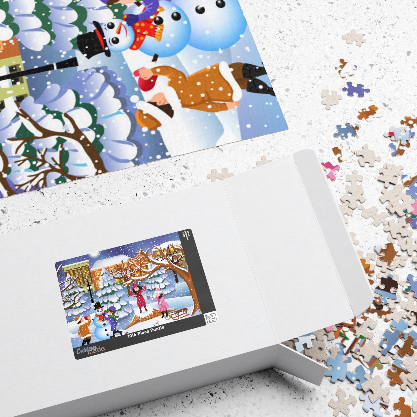 Winter Fun Kids Puzzle – Festive Snowy Activity, Holiday Gift, Indoor Family Fun | 110–1014 Pieces