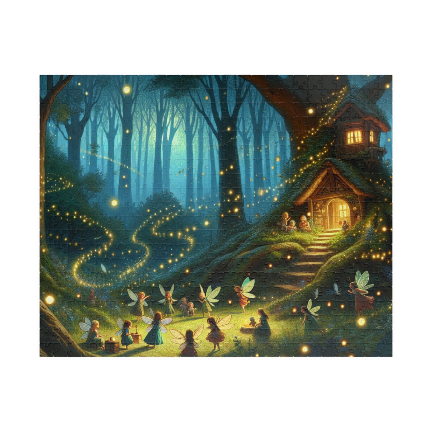 Enchanted Fairy Forest: A Magical Puzzle Adventure (110, 252, 520, 1014-Piece Jigsaw)