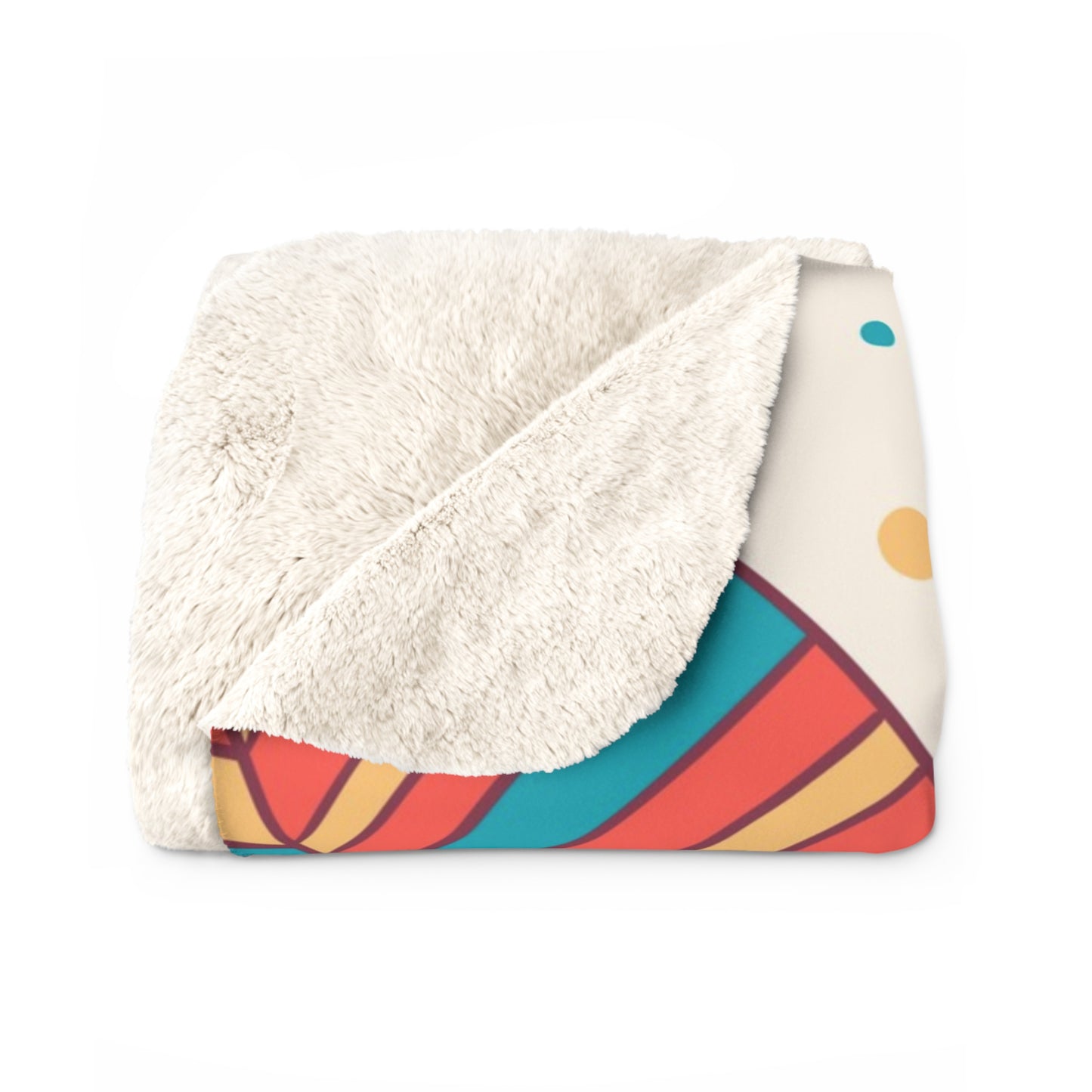 Colorful Leaf Sherpa Blanket | Cozy Fall Throw | Soft Plush Fleece | Warm Autumn Home Decor Gift | Jazz N’ Coffee Puzzles