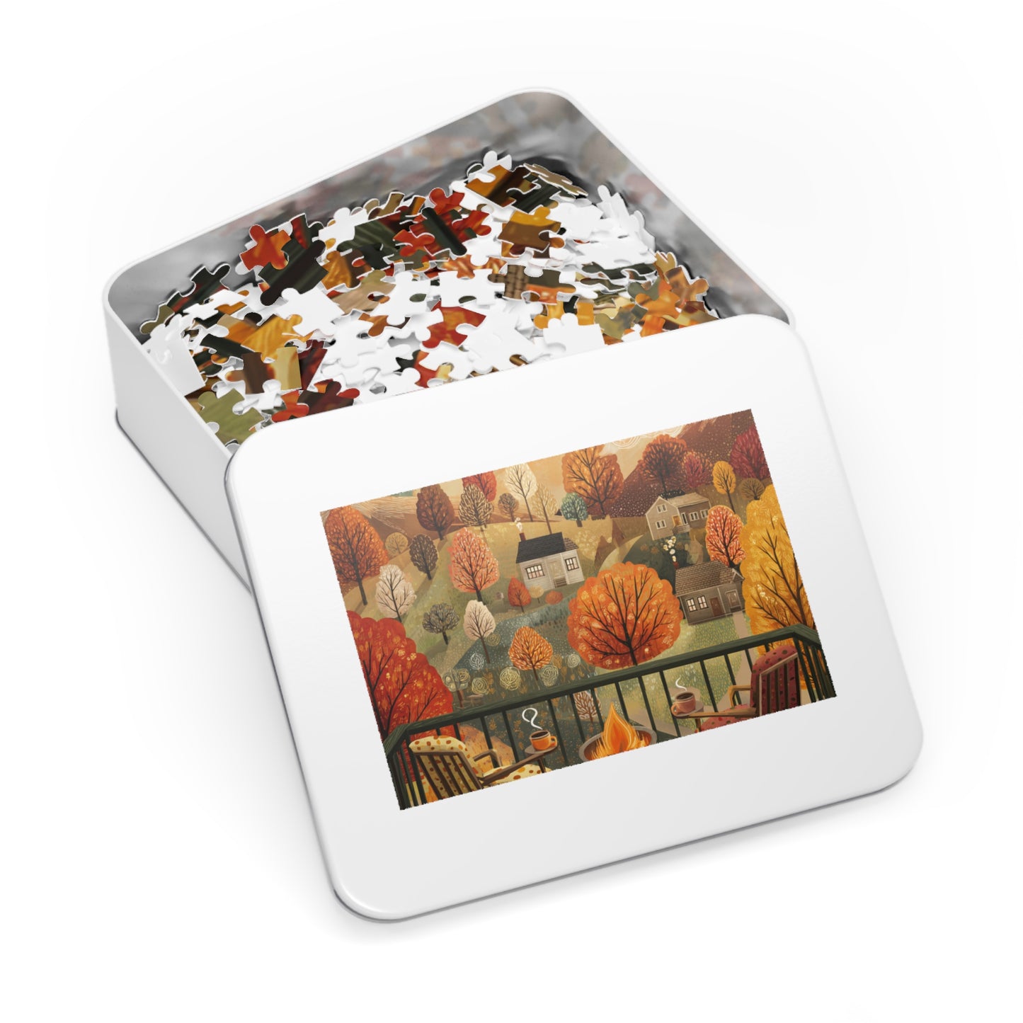 Autumn Cabin Jigsaw Puzzle