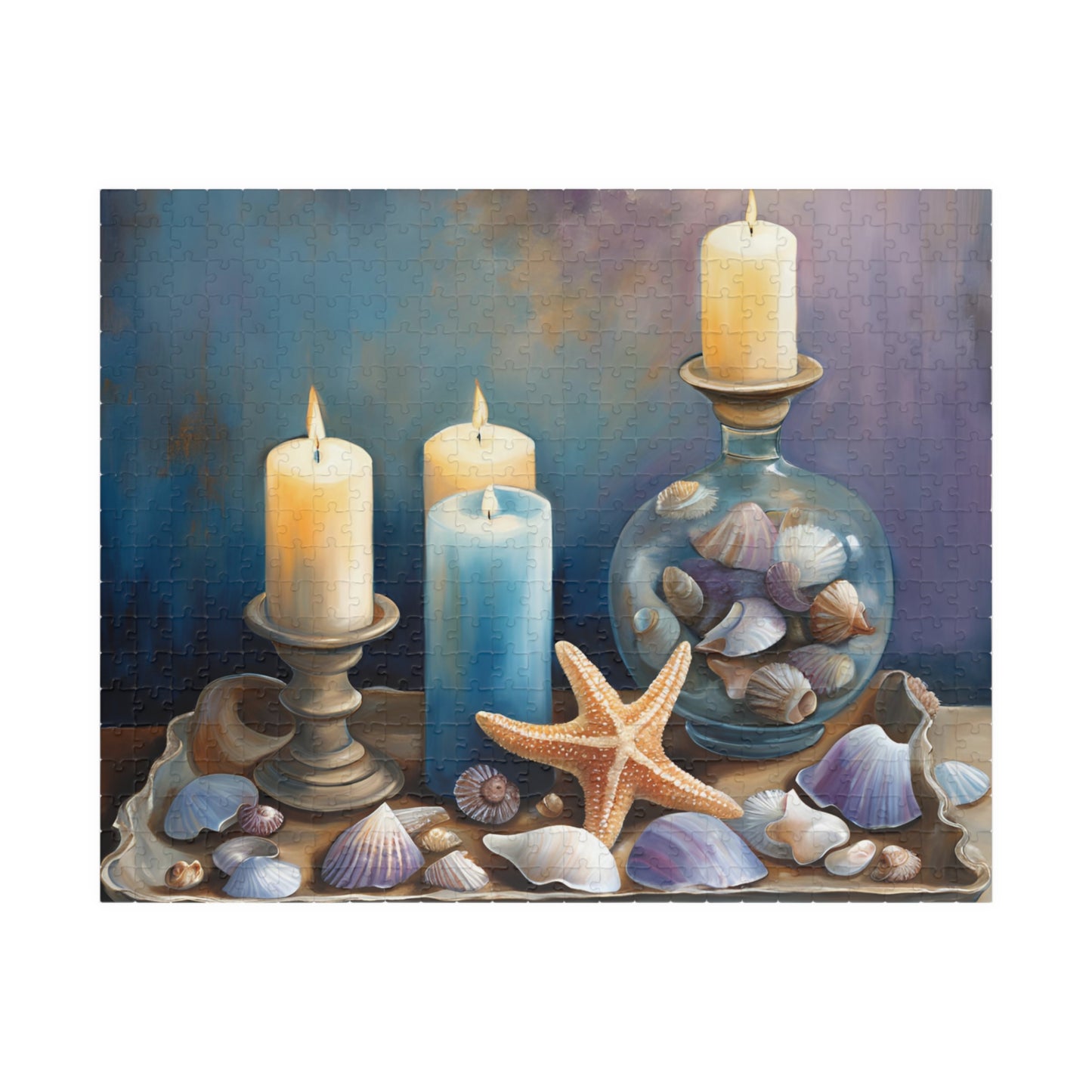 Serene Seaside Decor Puzzle | 110, 252, 520, 1014-piece | Relaxing Coastal Decor for Beach Lovers, Family Game Nights, Gifts